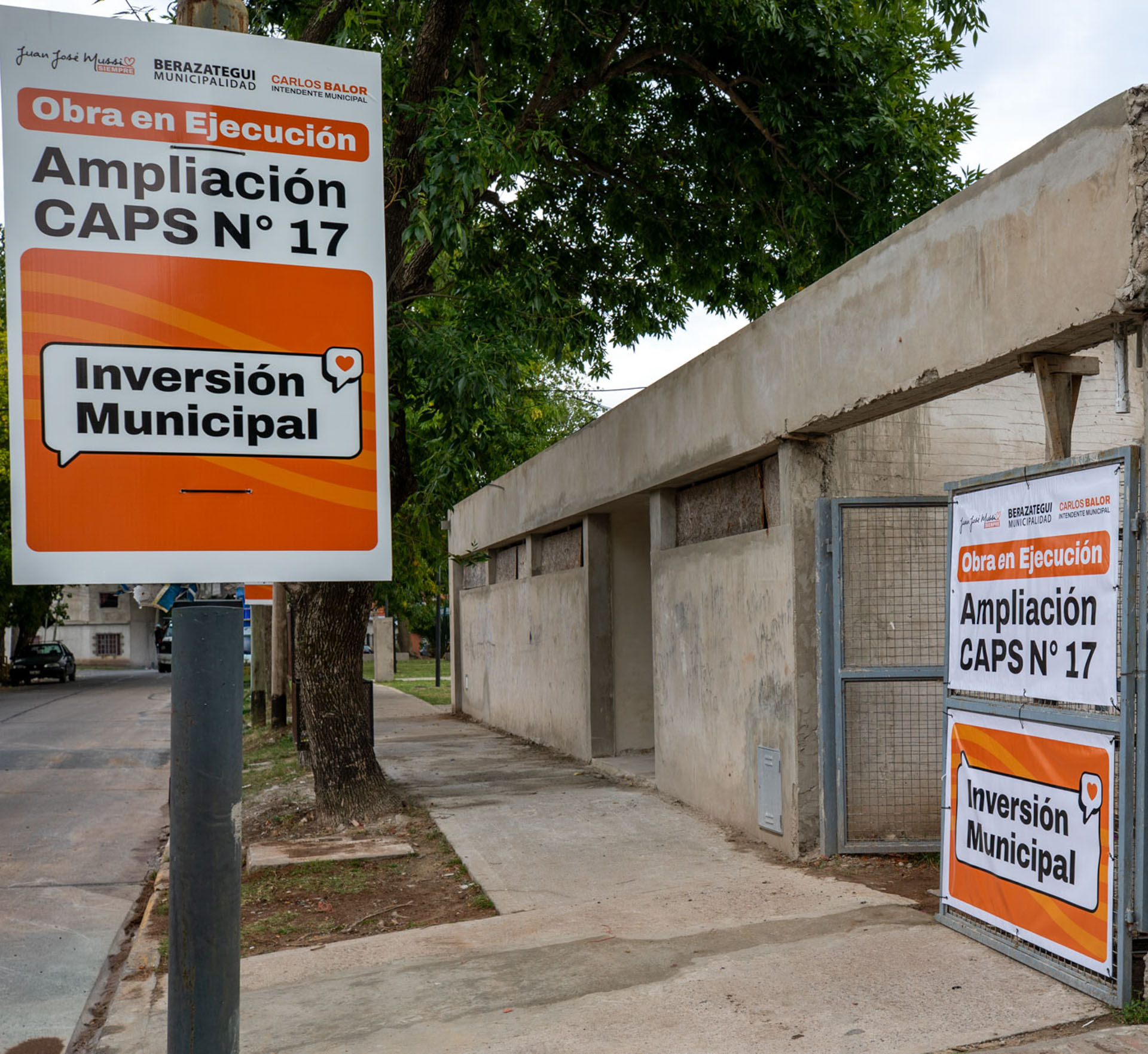 Carlos Balor recorrió la ampliación del Centro de Salud N° 17