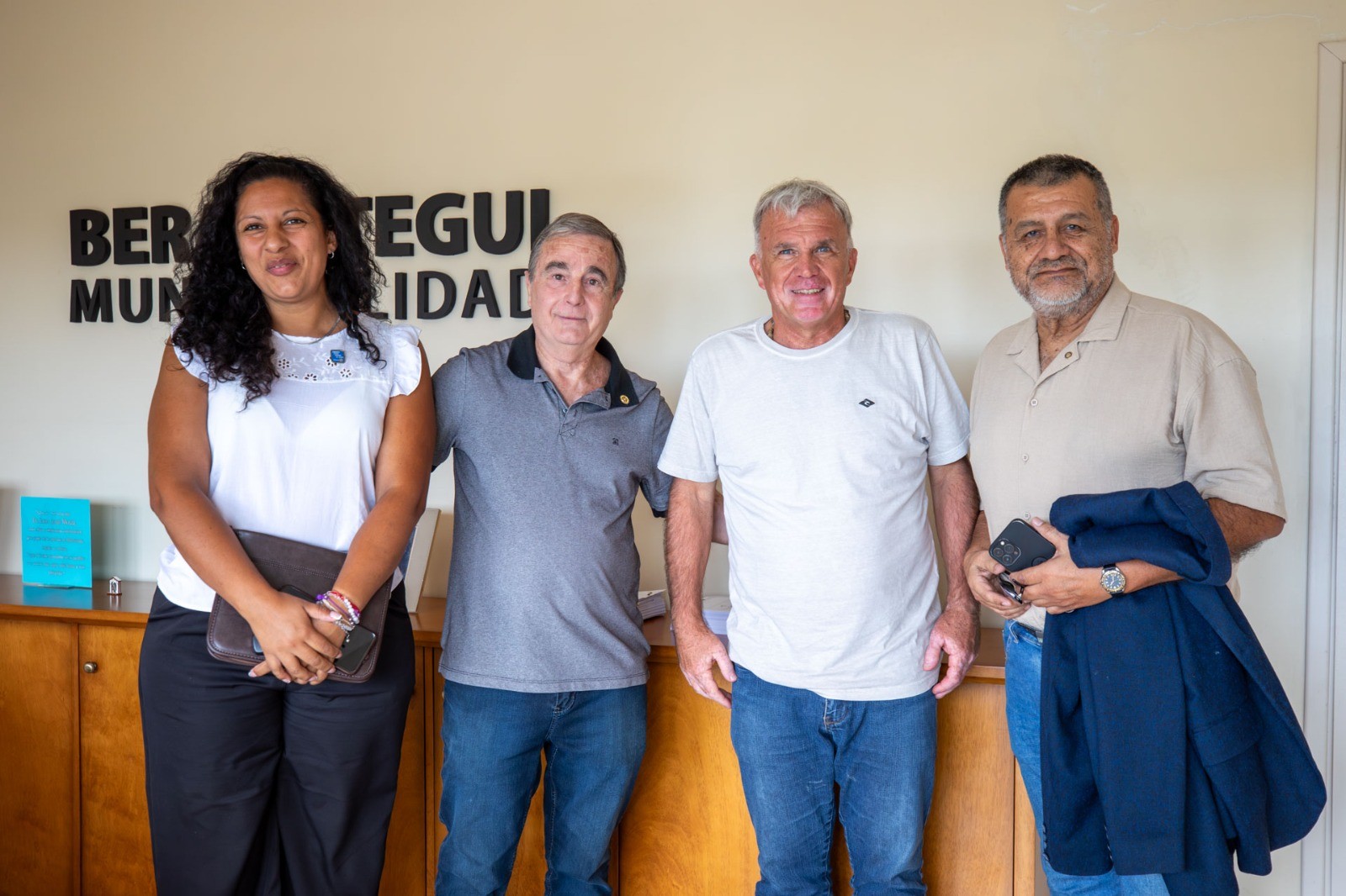 Carlos Balor recibió a autoridades del Rotary Club de Berazategui
