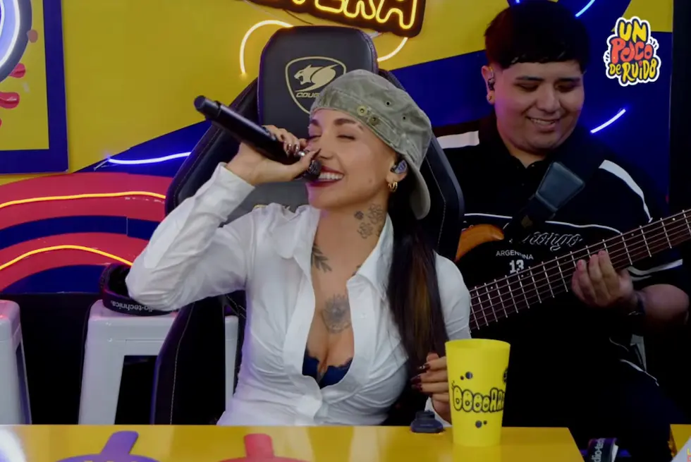 La quilmeña María Becerra en «Un Poco de Ruido»