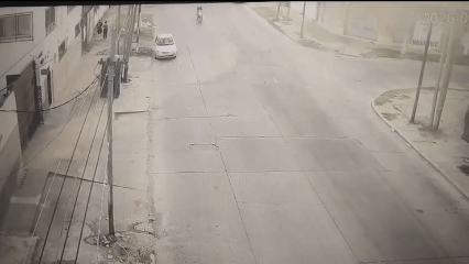 Así murió degollado el motociclista que chocó contra una soga