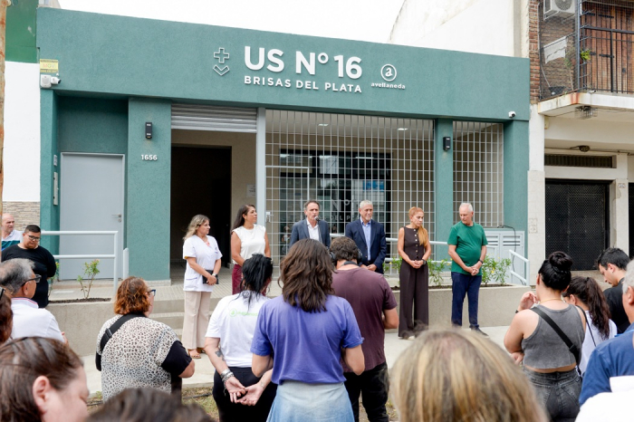 Katopodis inauguró un nuevo CAPS en Avellaneda