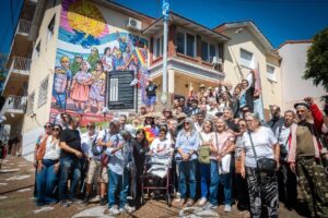 Inauguraron un mural y una placa en el ex Pozo de Quilmes en homenaje a la memoria.