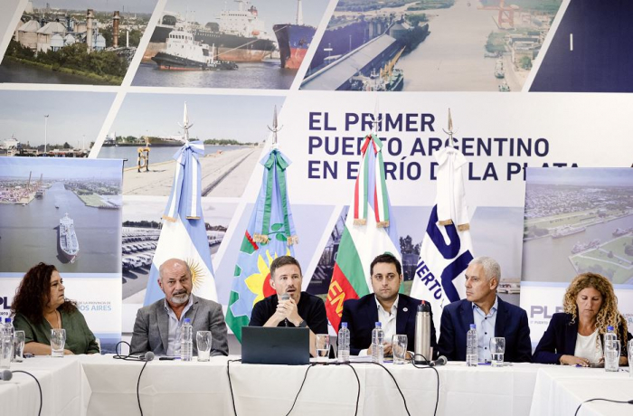 Se presentó el Plan Quinquenal Portuario para el Puerto La Plata.