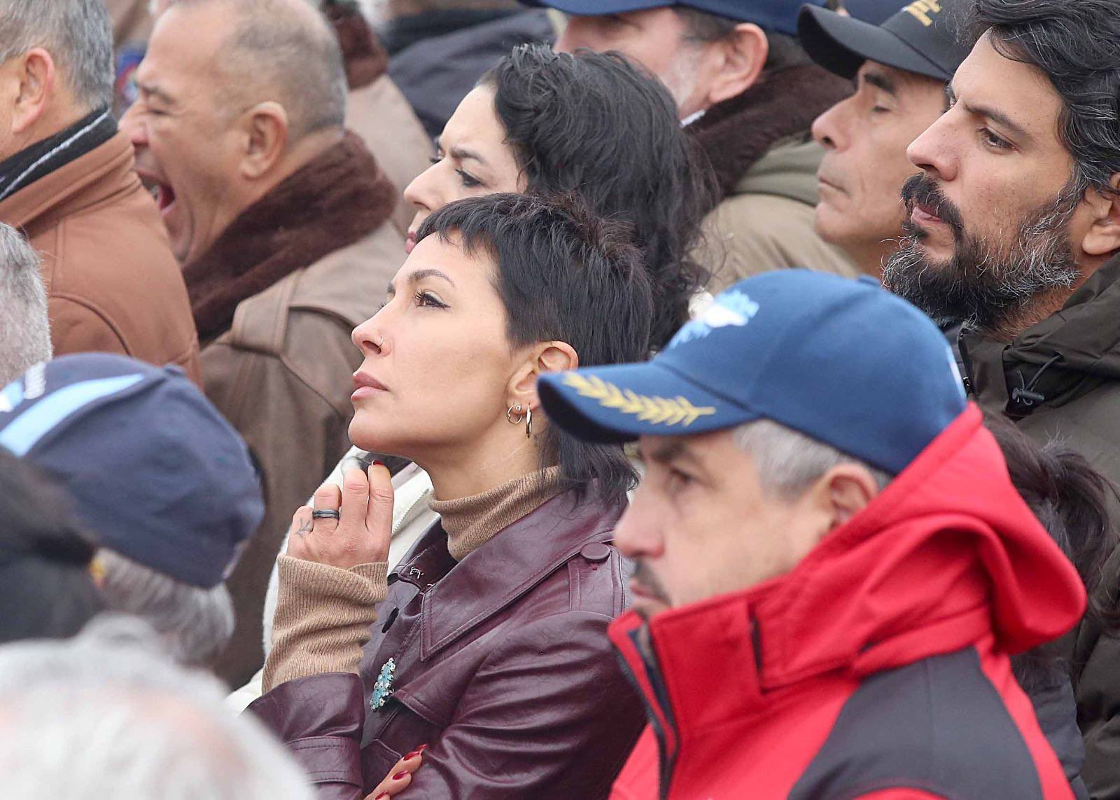 Mayra participó en Ushuaia del acto por el Día del Veterano y los Caídos en Malvinas