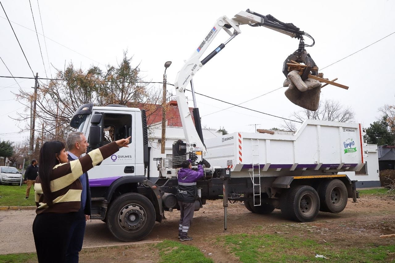 Nuevo operativo del Programa “-Residuos +Comunidad” en Quilmes Oeste