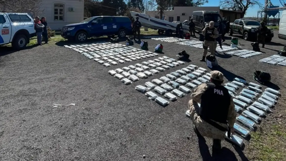 Allanamientos en Quilmes contra una red narco: 500 kilos de cocaína secuestrada y 5 detenidos