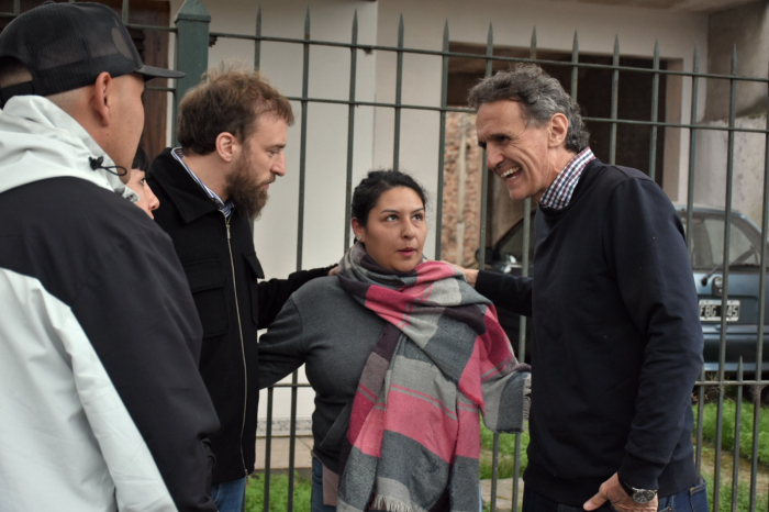 Katopodis recorrió obras hidráulicas en Lomas de Zamora