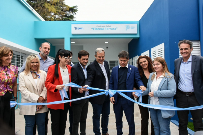 Nuevo CAPS en Burzaco: inauguraron el Floreal Ferrara