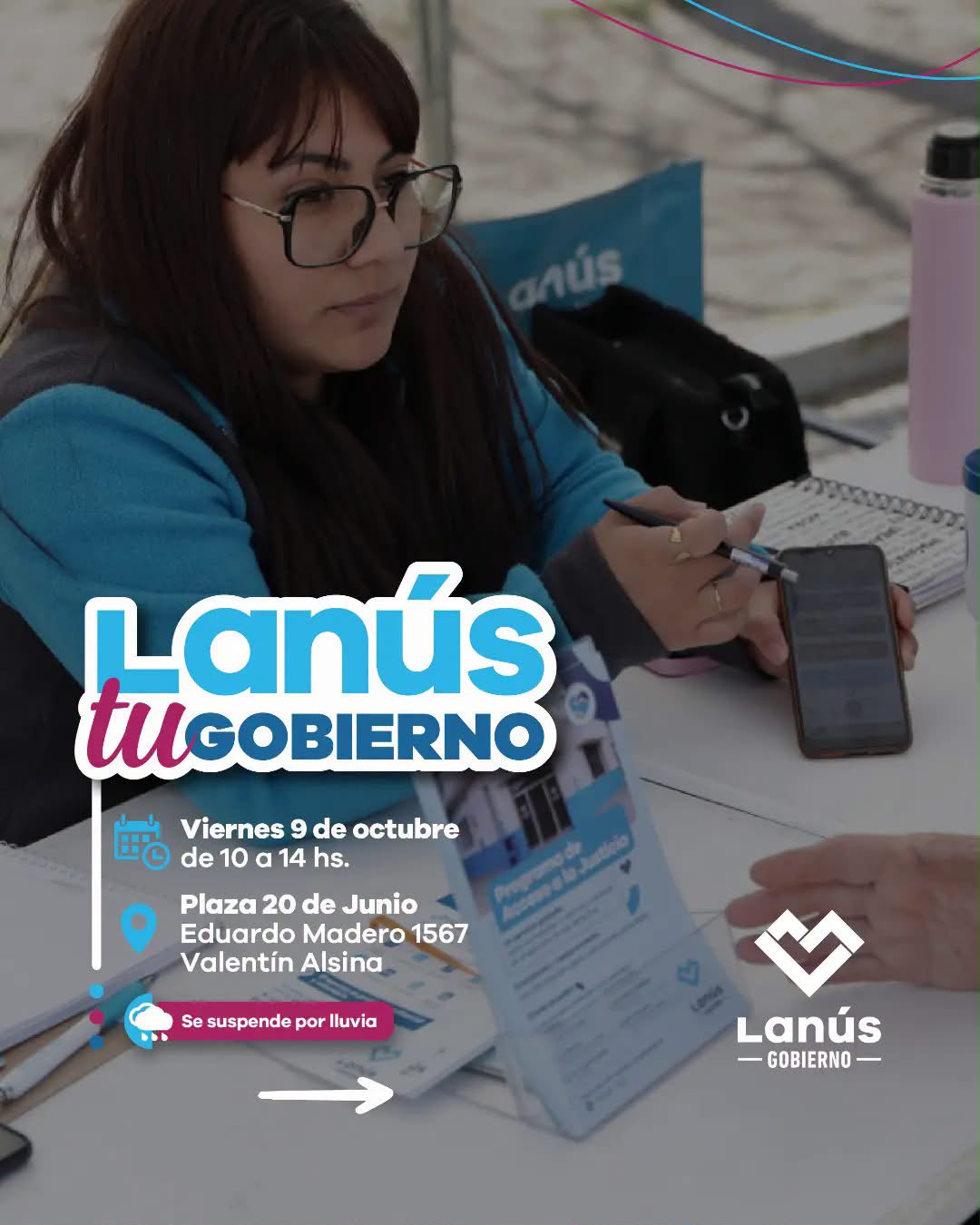 Lanús Tu Gobierno llega a Valentín Alsina: trámites y servicios
