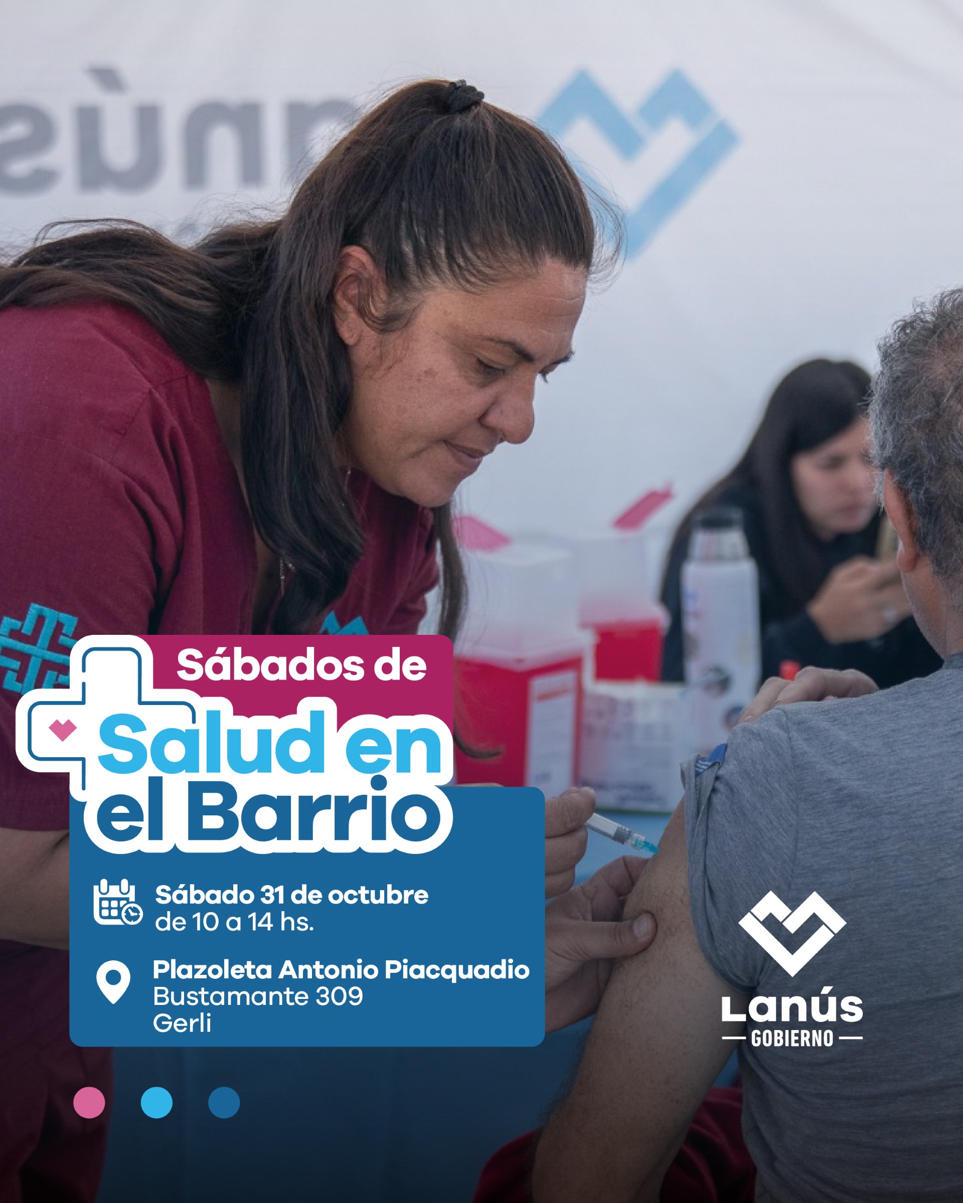 Lanús: "Sábados de Salud en el barrio", mañana en Gerli